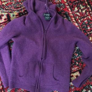 Girls Lord & Taylor 100% Cashmere Lilac Sweater